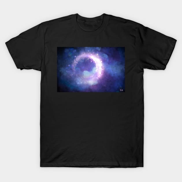 Moonglow Abstract Painting T-Shirt by BonBonBunny